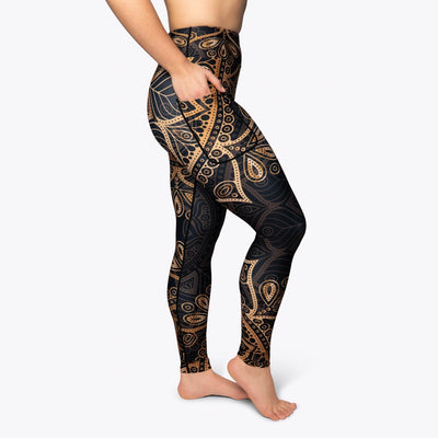 Golden Mandala Leggings