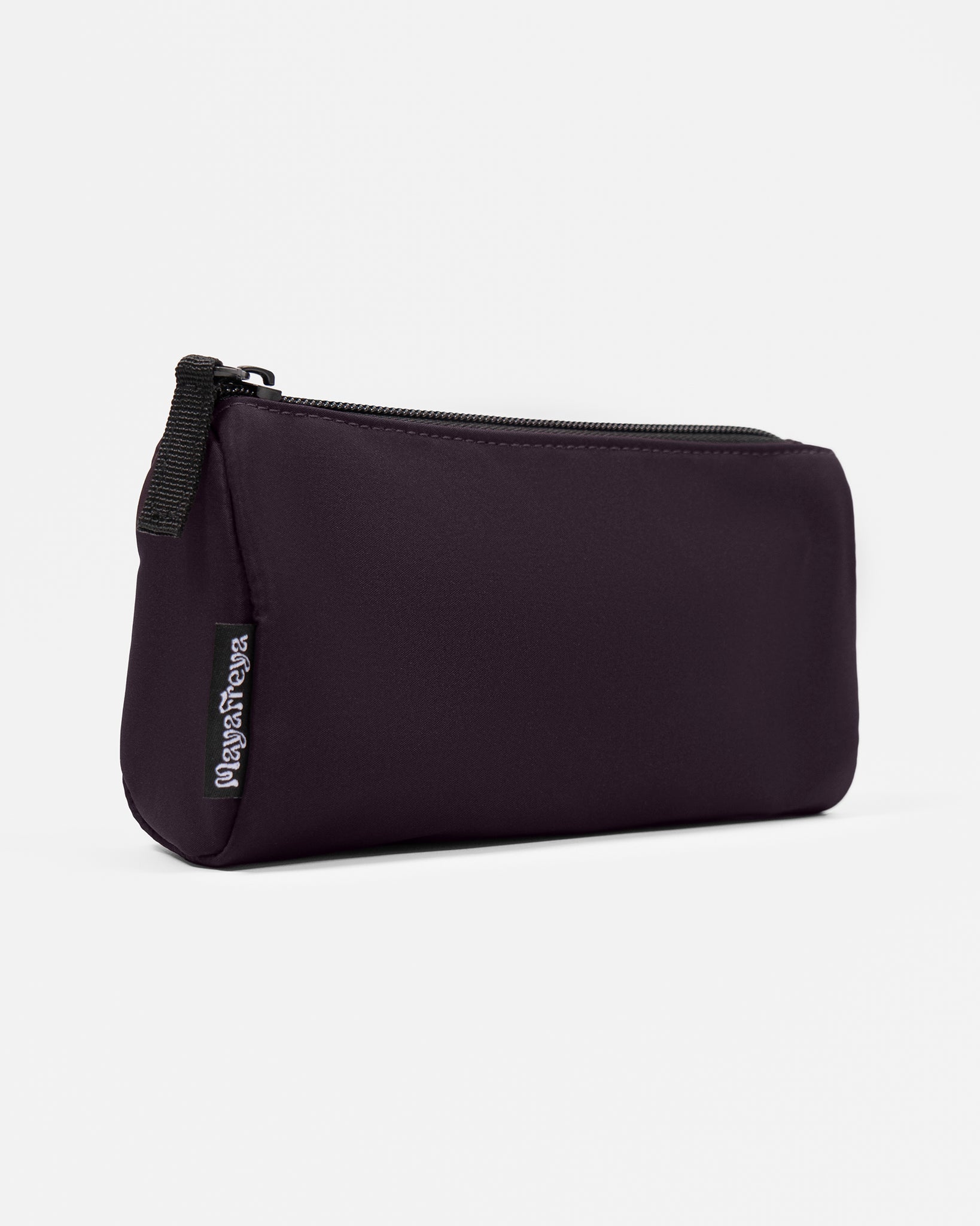 Alisa Deep Plum Cosmetic Pouch