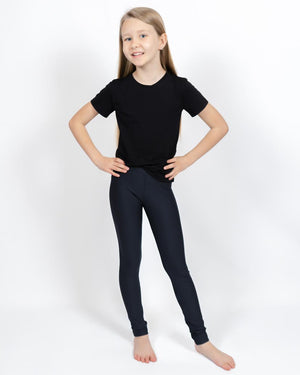 Black Kids Leggings