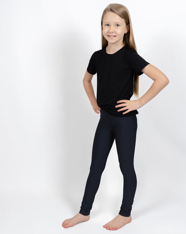 Black Kids Leggings