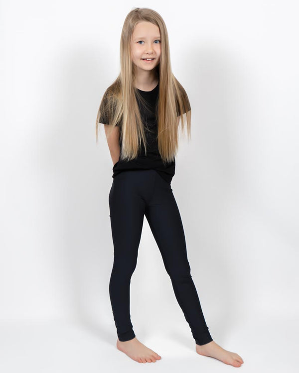Black Kids Leggings