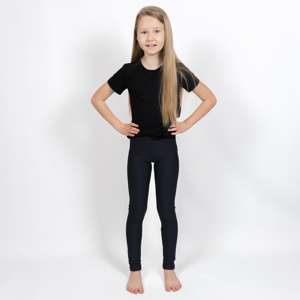 Black Kids Leggings