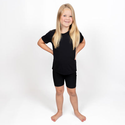 Black Børne Shorts