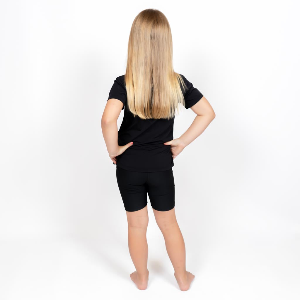 Black Børne Shorts