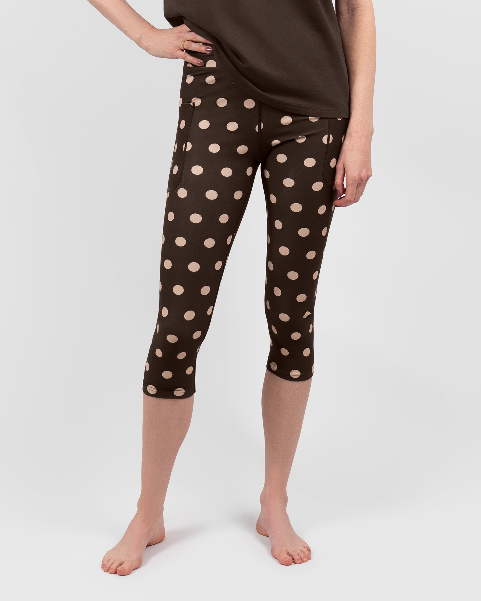Signature Brown Dot Capri