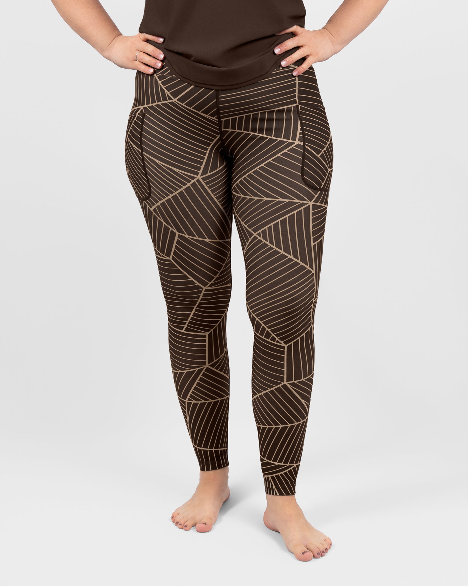 Signature Brown Lapiz Leggings