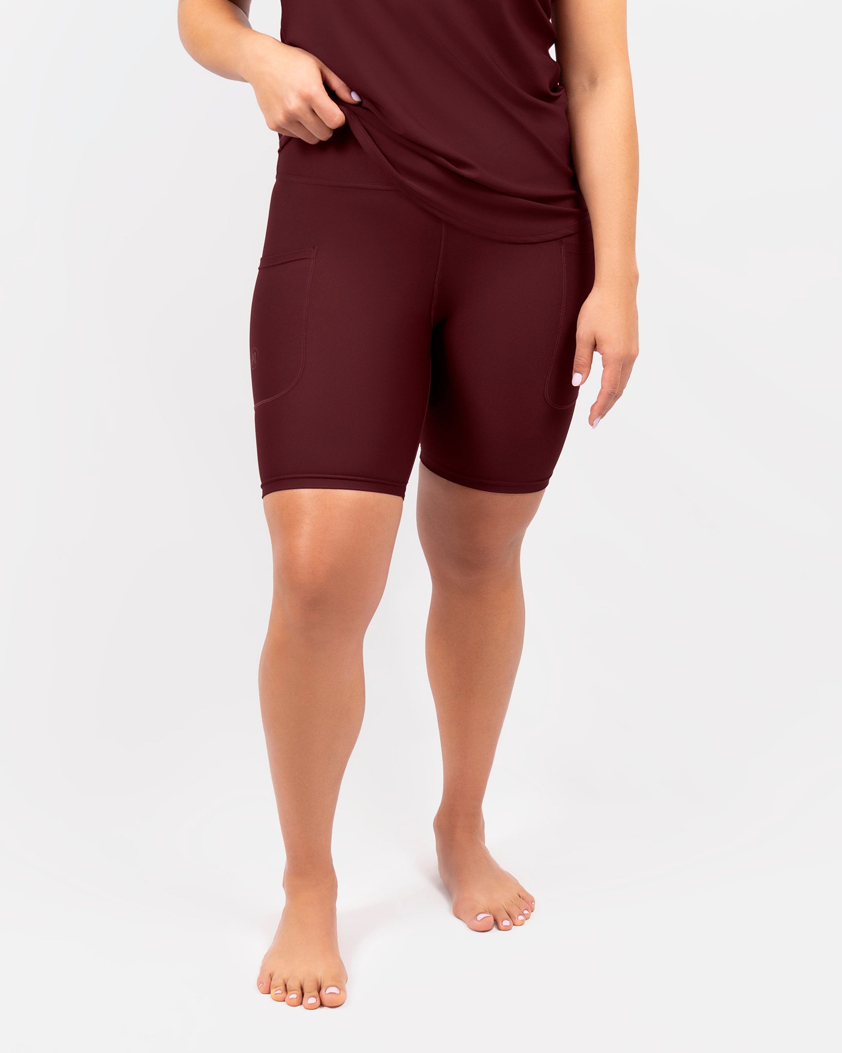 Signature Deep Bordeaux Shorts