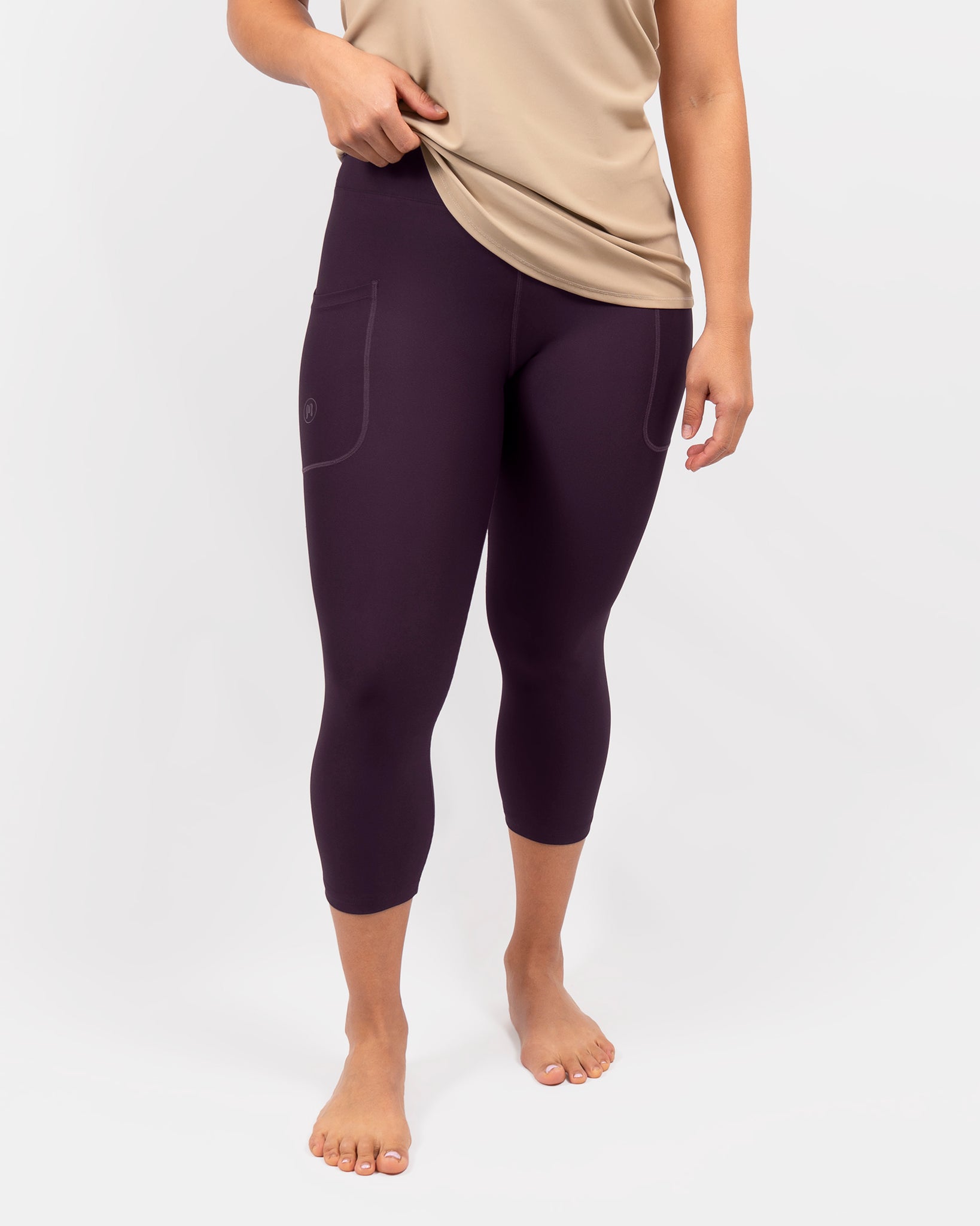 Signature Deep Plum Capri