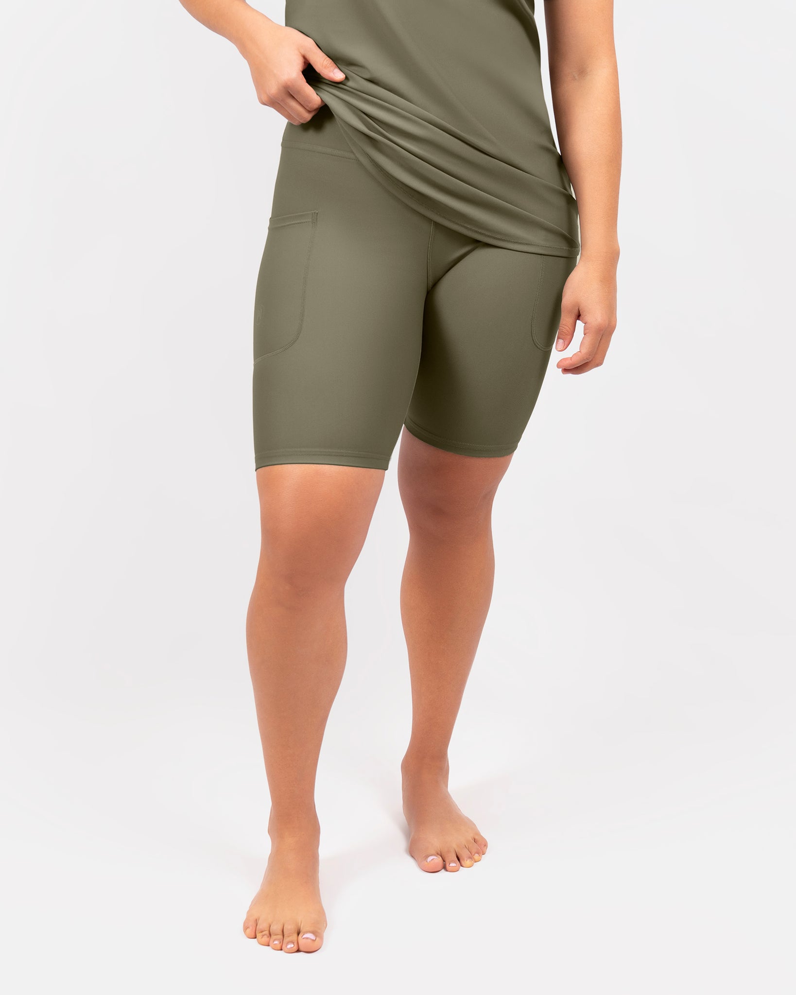 Signature Dusty Green Shorts