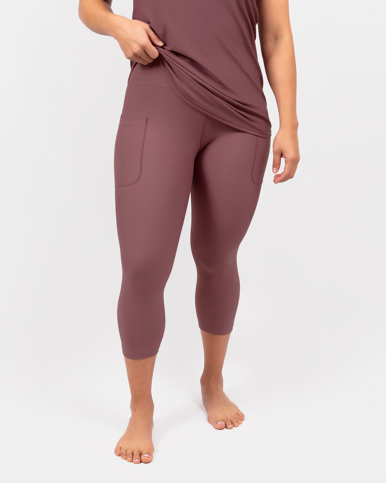 Signature Dusty Rose Capri