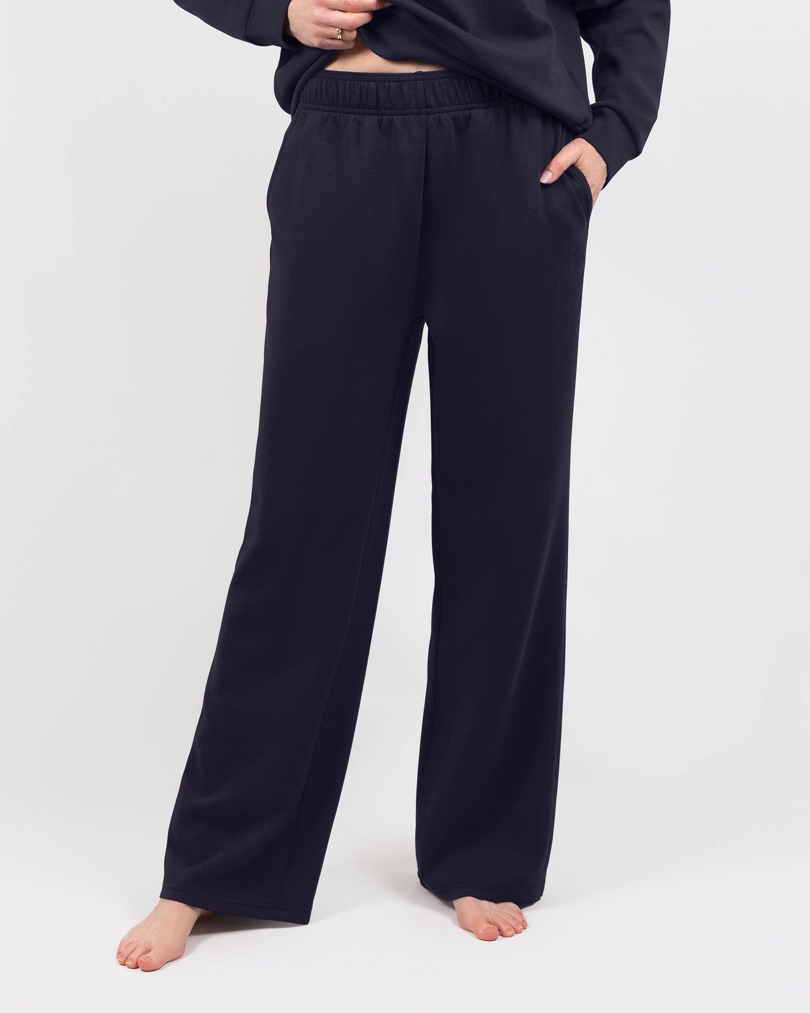 Emma Ultrasoft Deep Blue Straight Leg Sweatpants