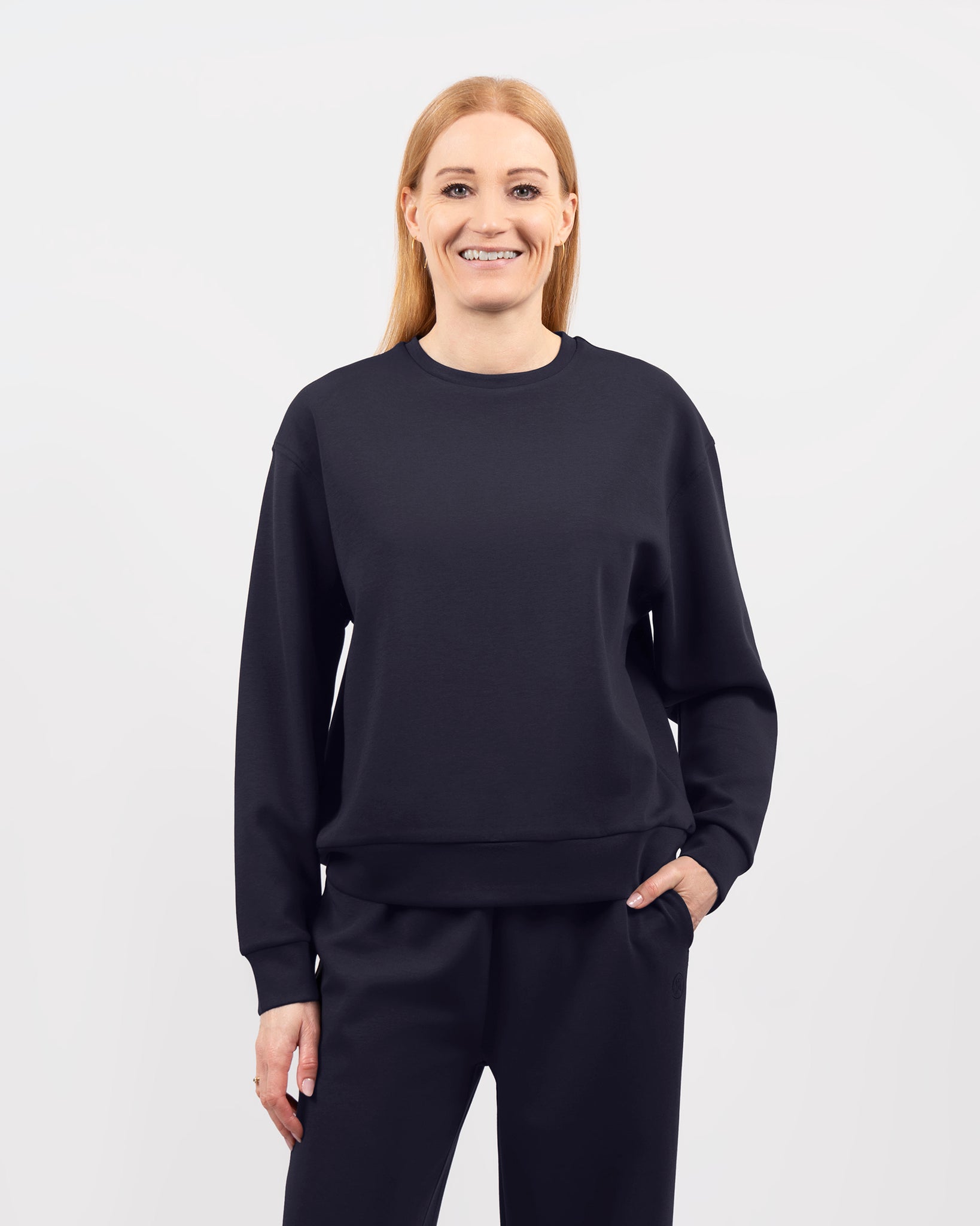 Emma Ultrasoft Deep Blue Sweatshirt