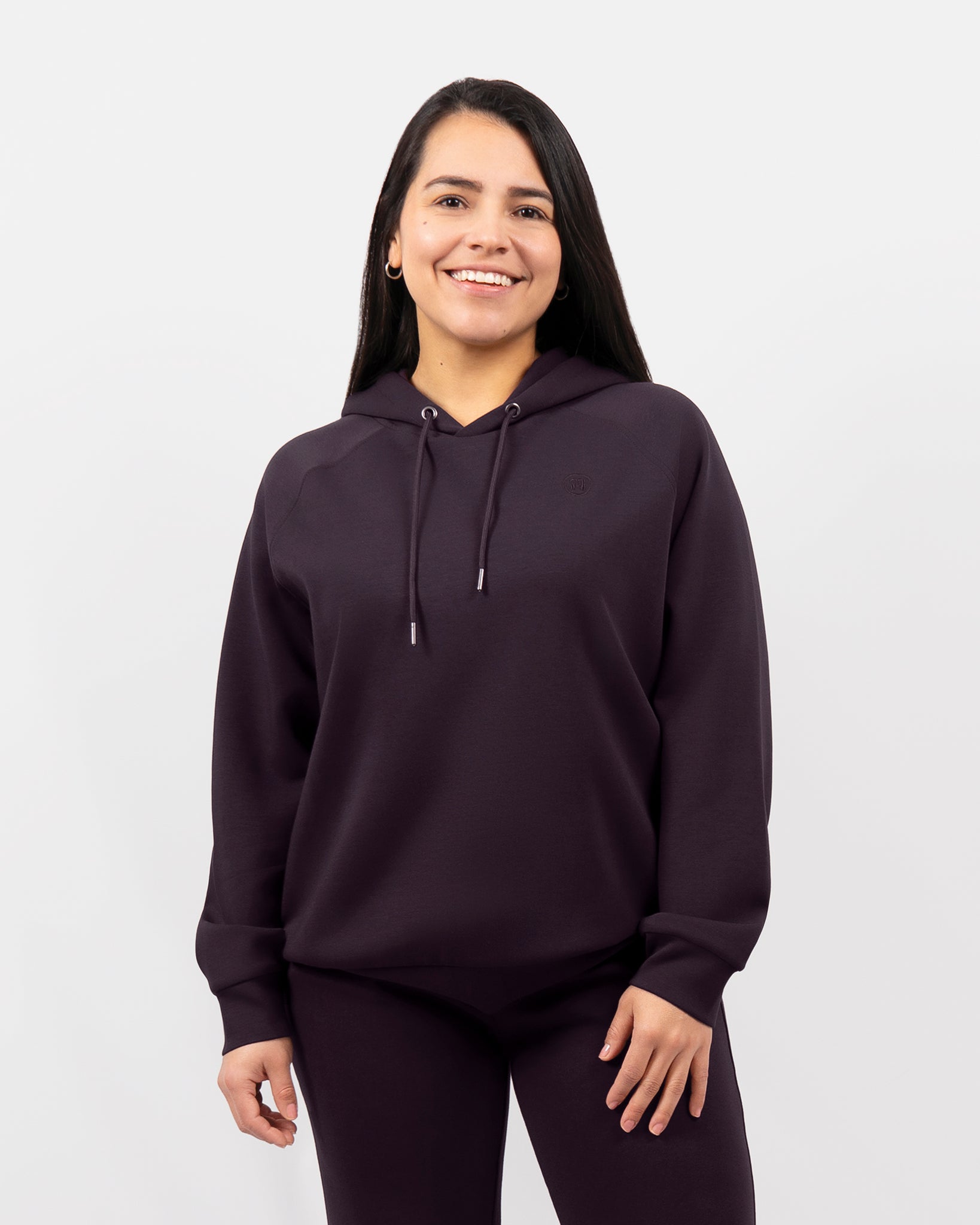 Emma Ultrasoft Deep Plum Hoodie