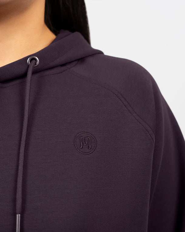 Emma Ultrasoft Deep Plum Hoodie