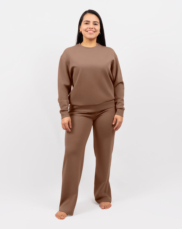 Emma Ultrasoft Latte Sweatshirt