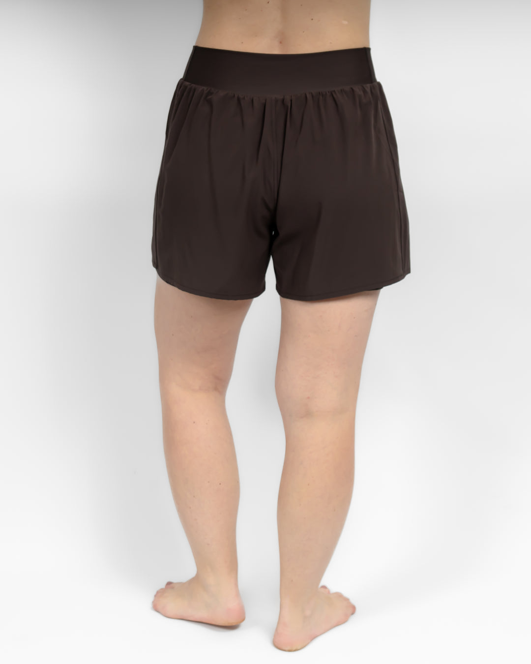 Freya 2-in-1 Mocha Brown Shorts