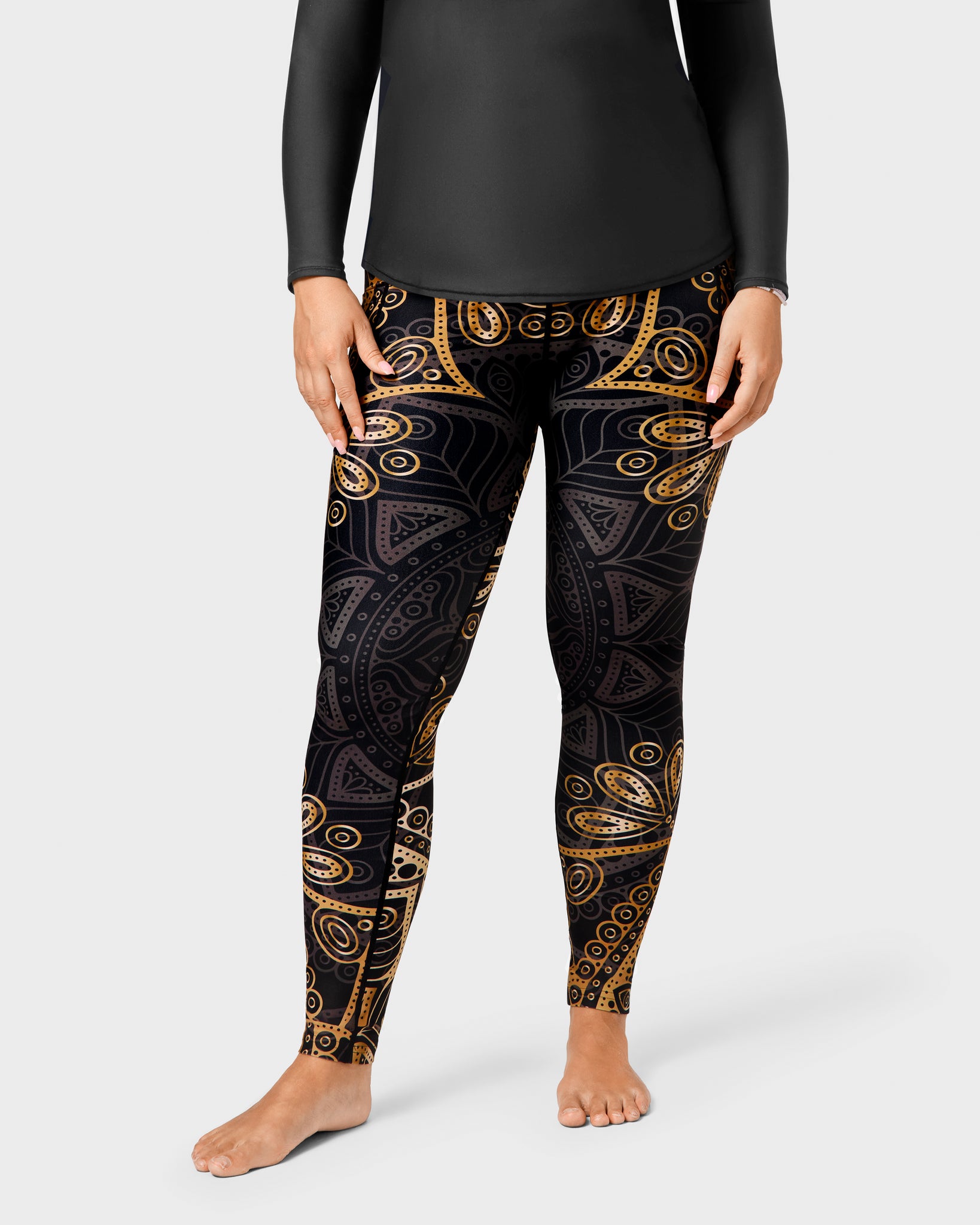 Golden Mandala Leggings