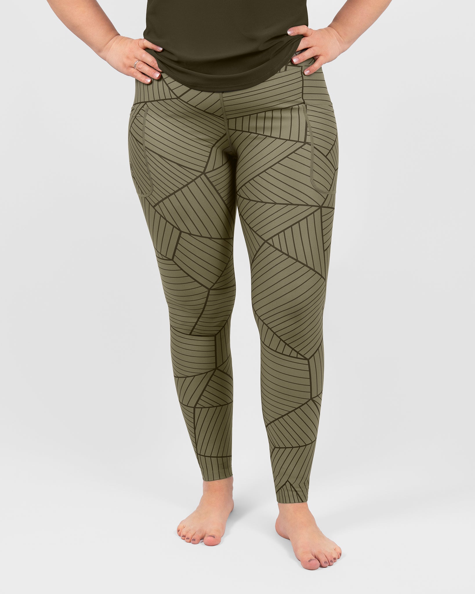Signature Green Lapiz Leggings