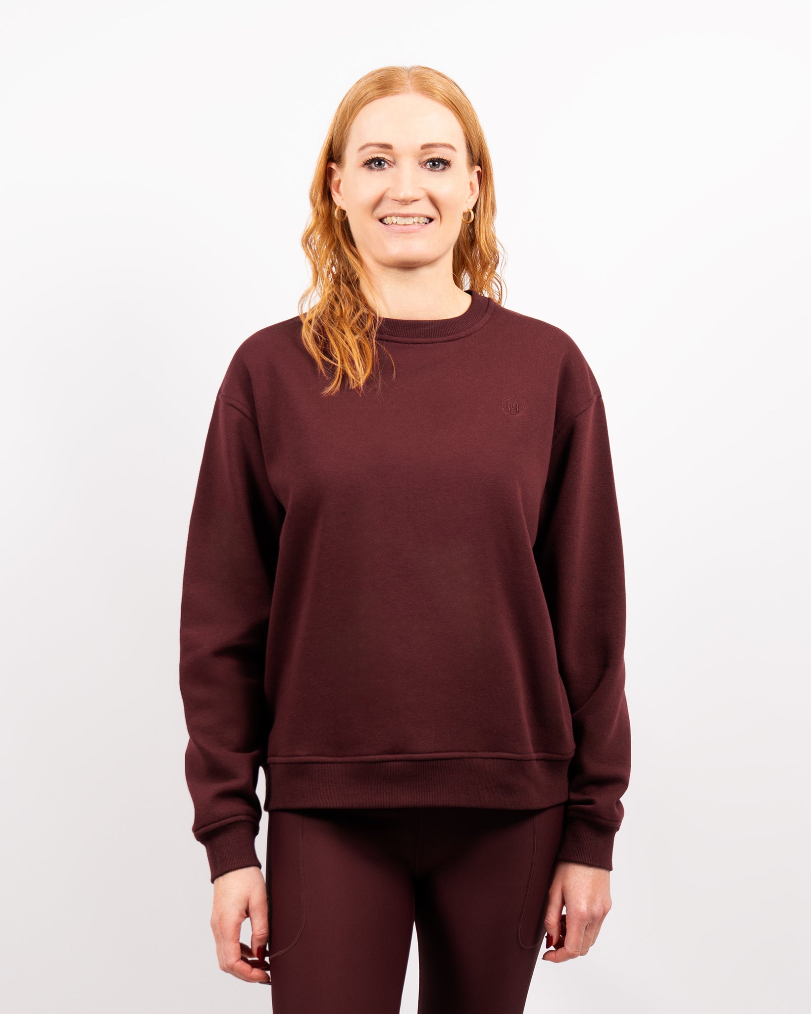 Ida Classic Deep Bordeaux Sweatshirt