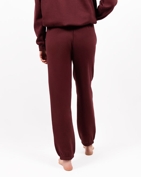 Ida Classic Deep Bordeaux Sweatpants