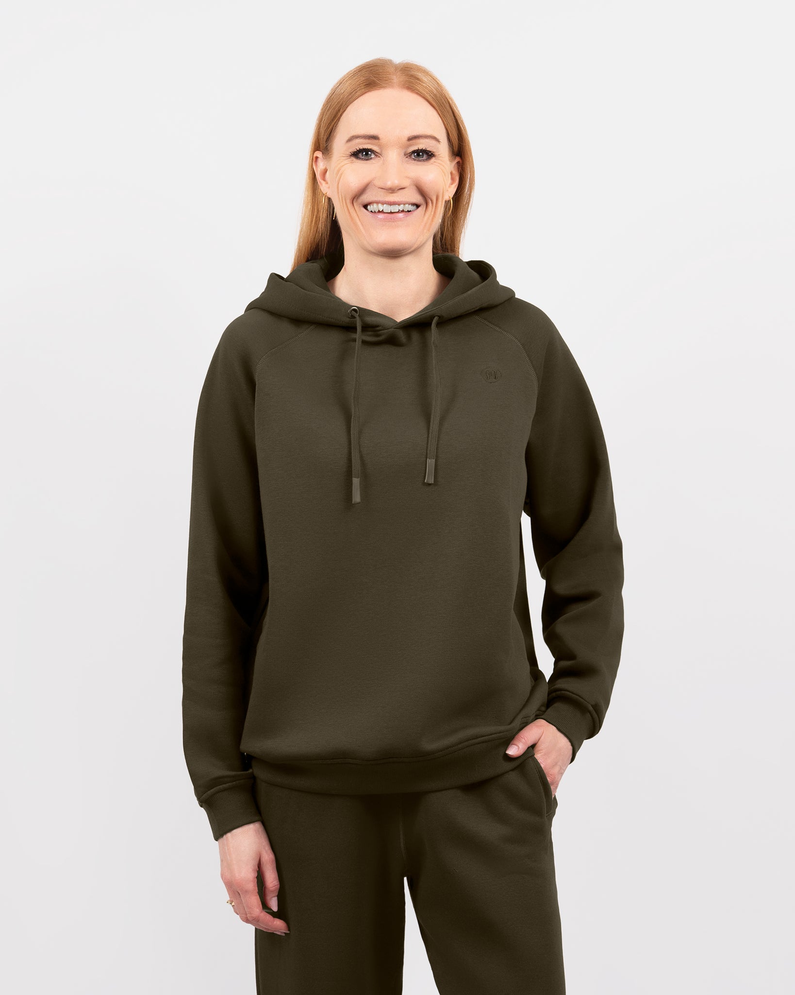 Ida Deep Olive Hoodie