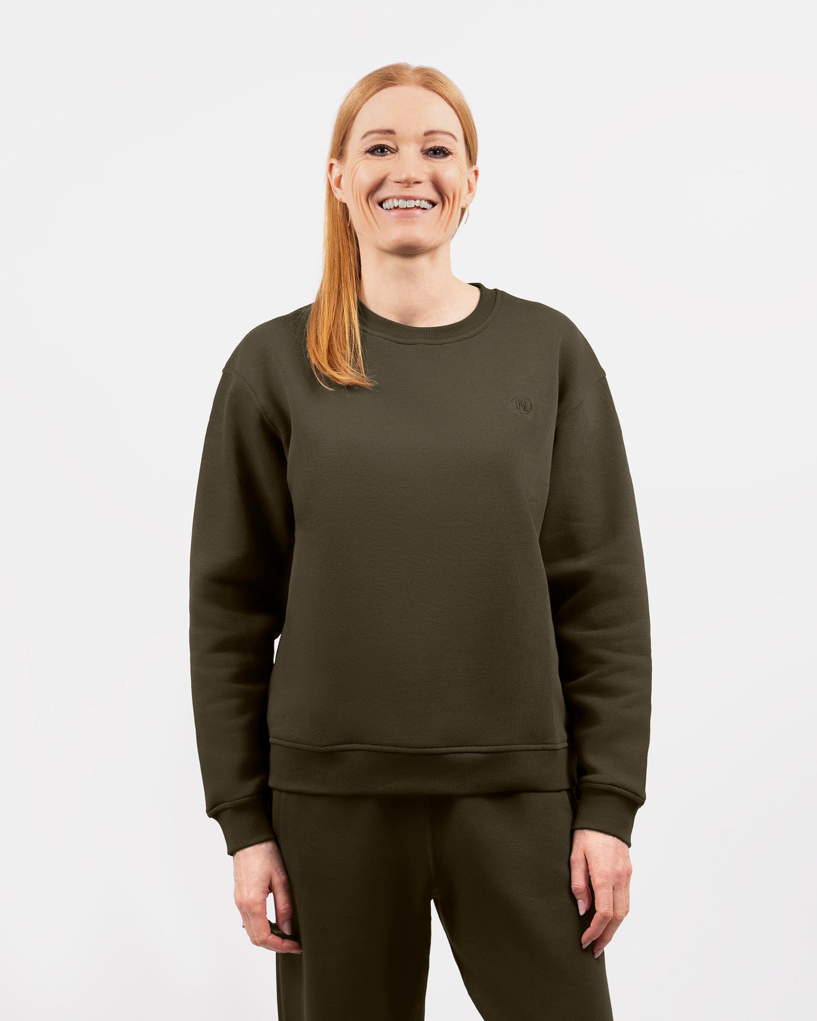 Ida Deep Olive Sweatshirt