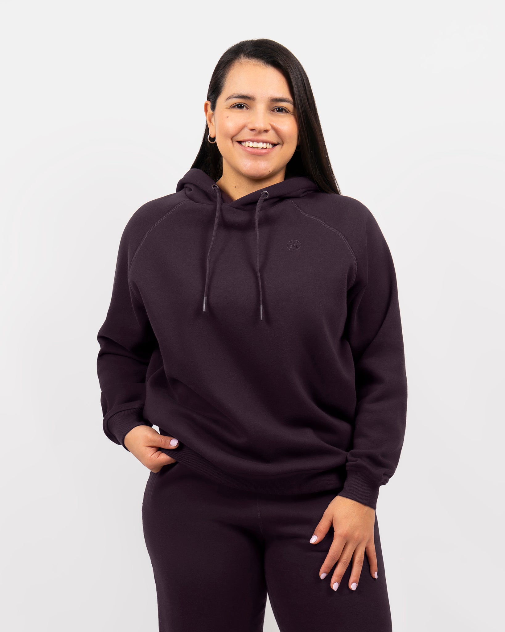 Ida Classic Deep Plum Hoodie