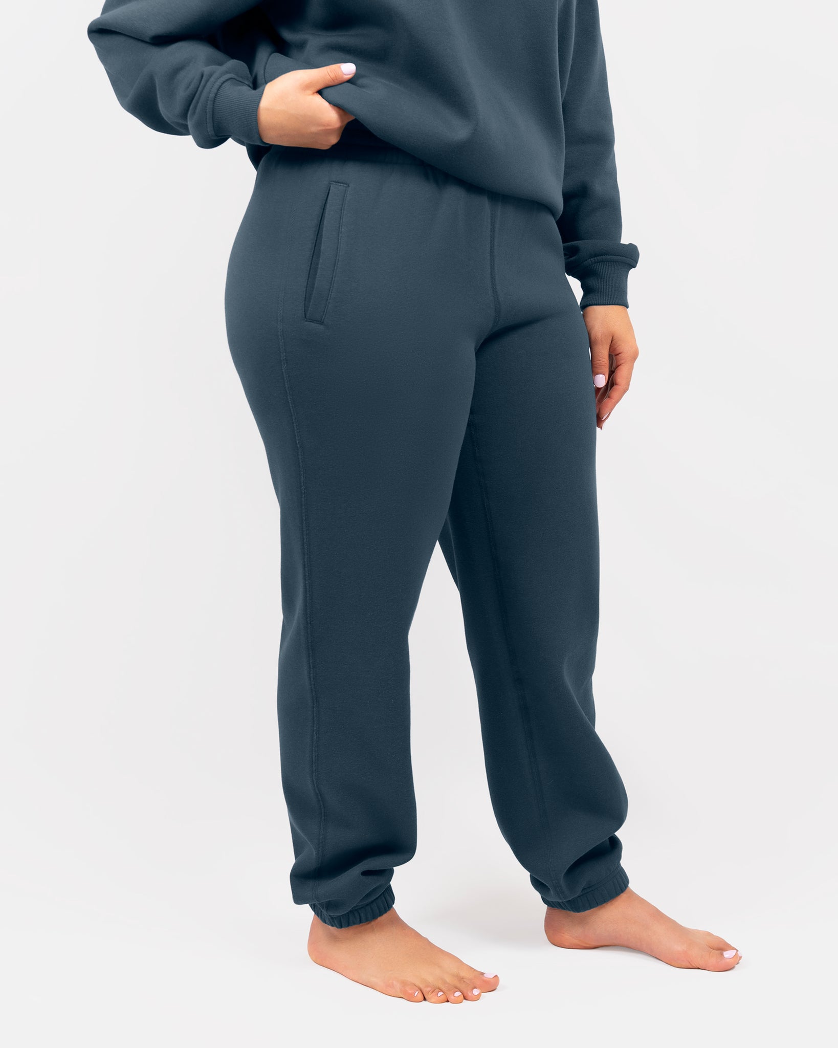 Ida Classic Dusty Blue Sweatpants
