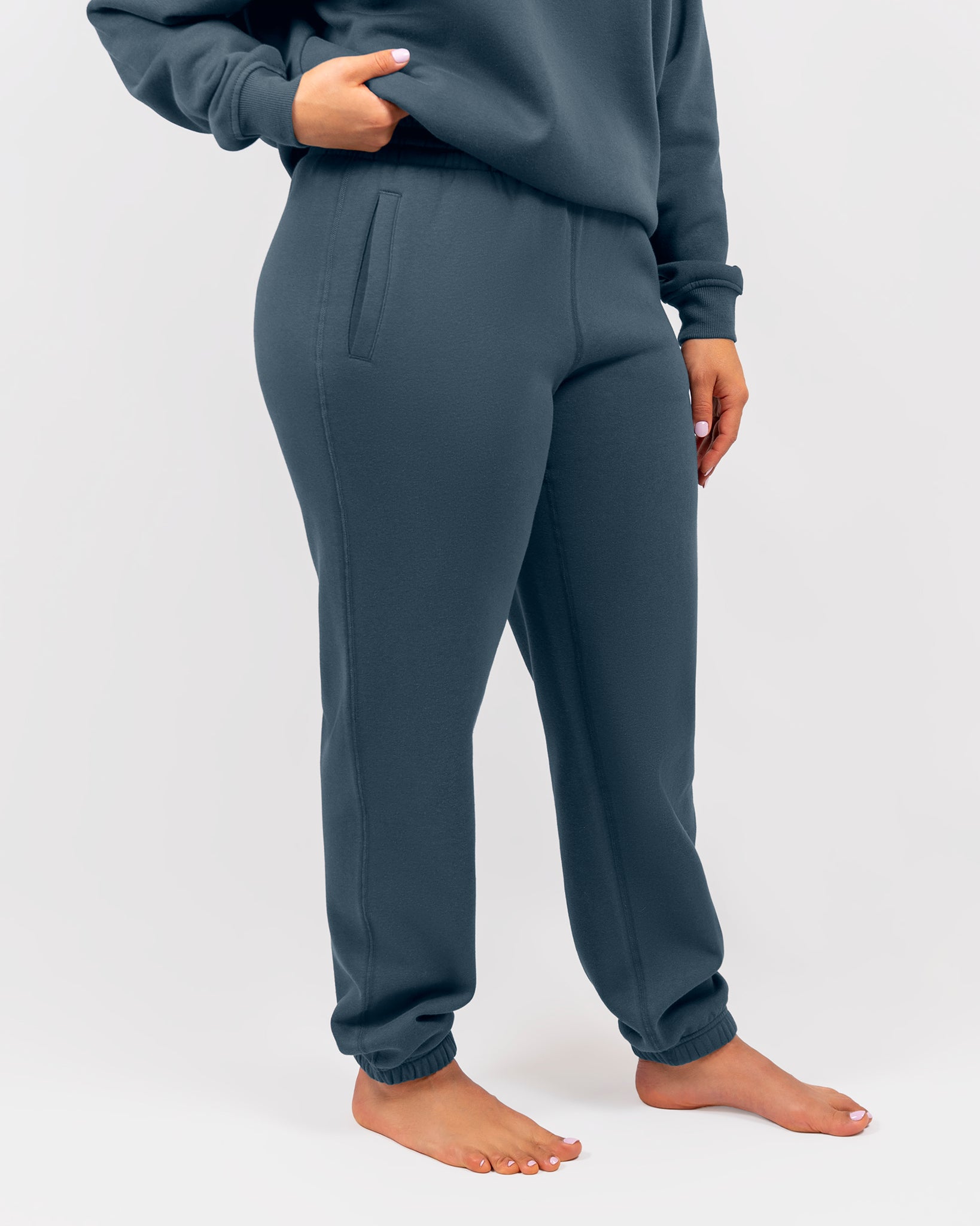 Ida Classic Dusty Blue Sweatpants