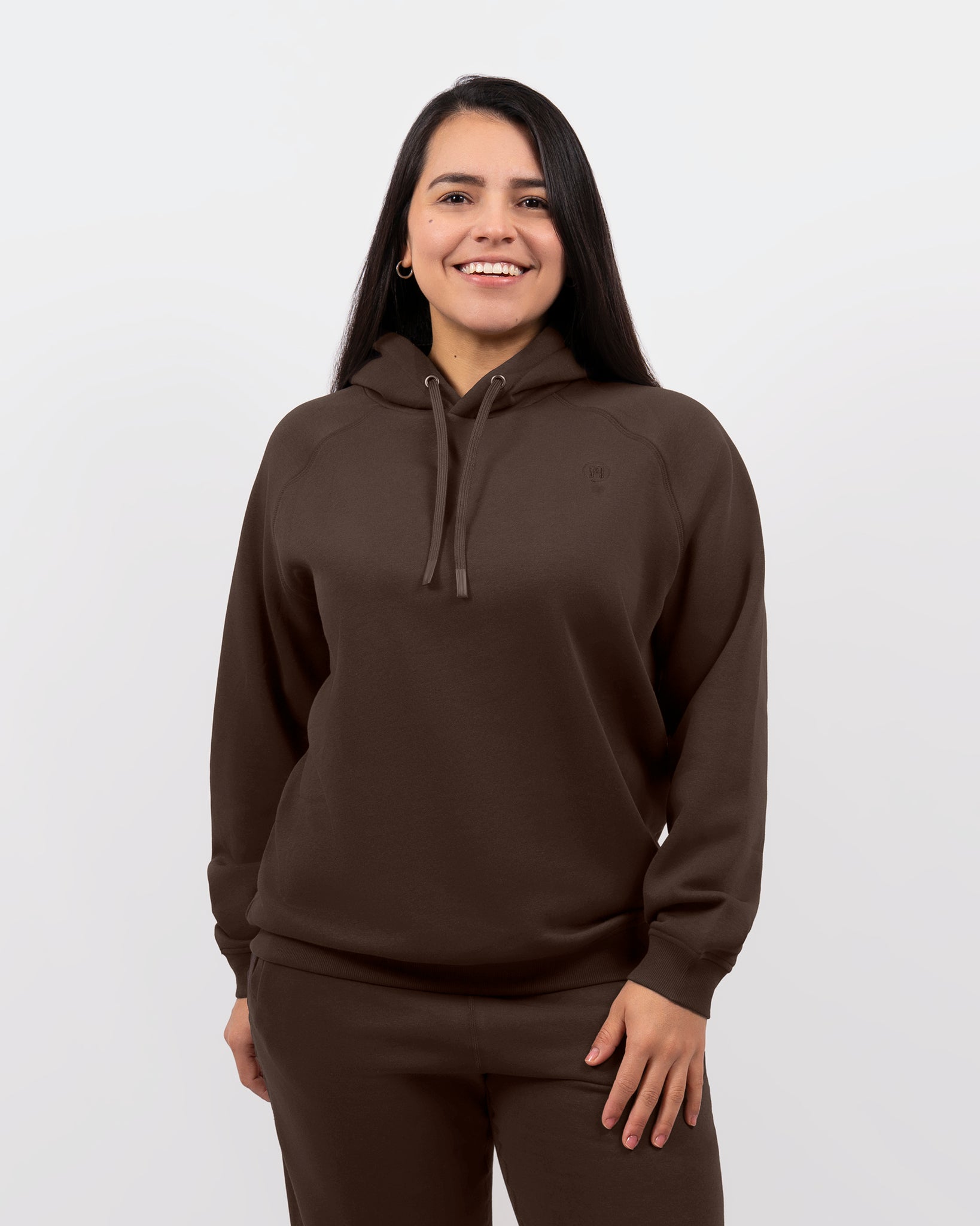 Ida Mocha Brown Hoodie billede