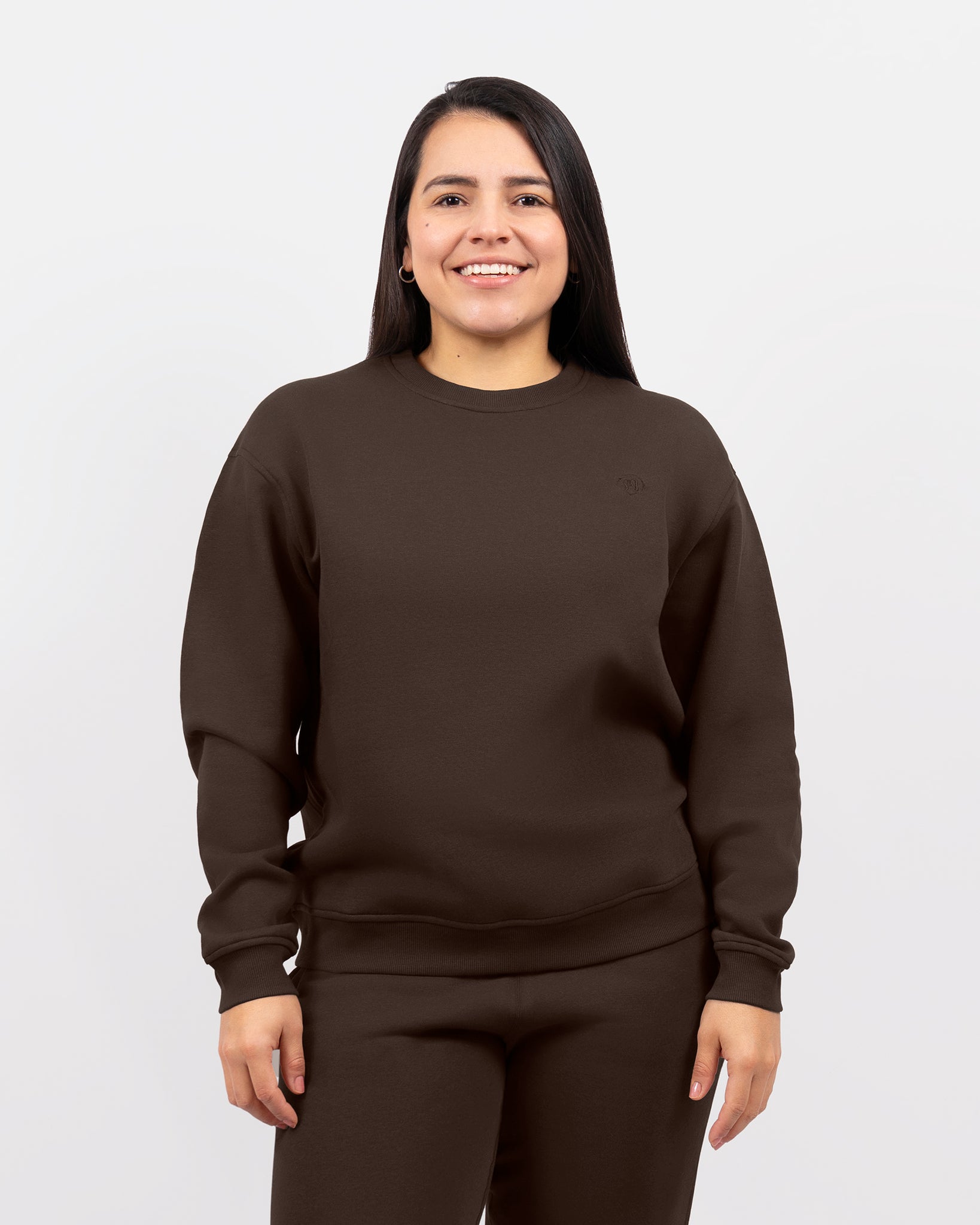 Ida Mocha Brown Sweatshirt billede