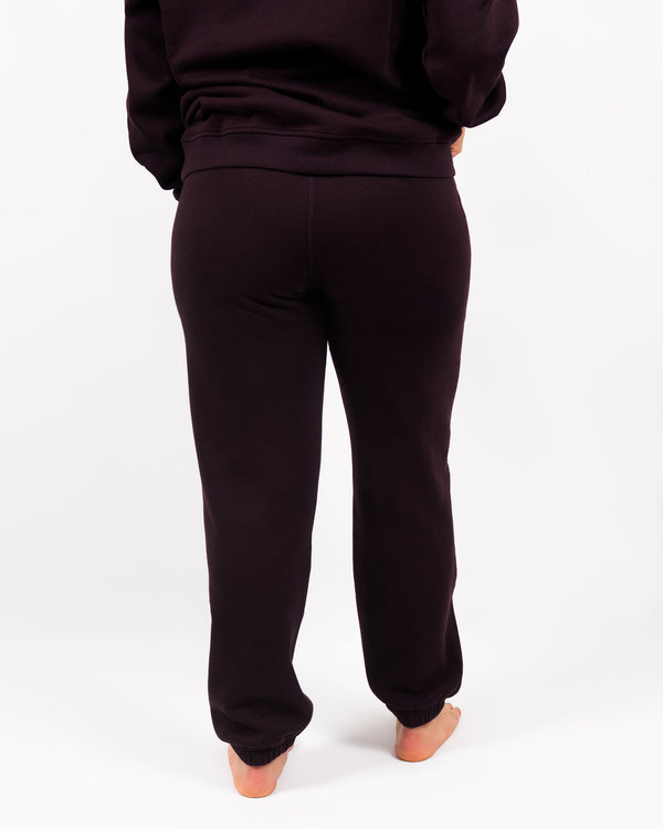 Ida Classic Deep Plum Sweatpants