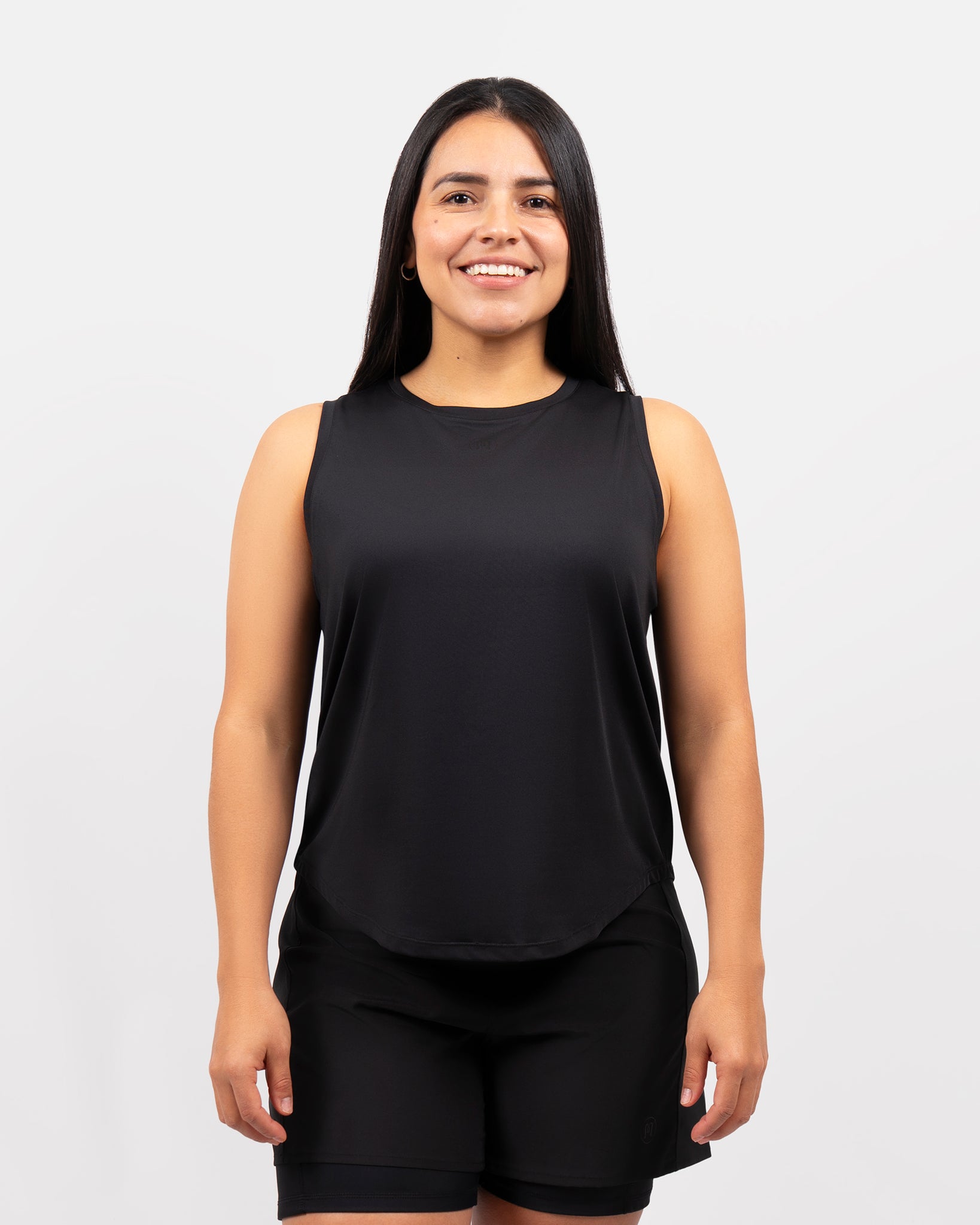 Lea Black Sports Top