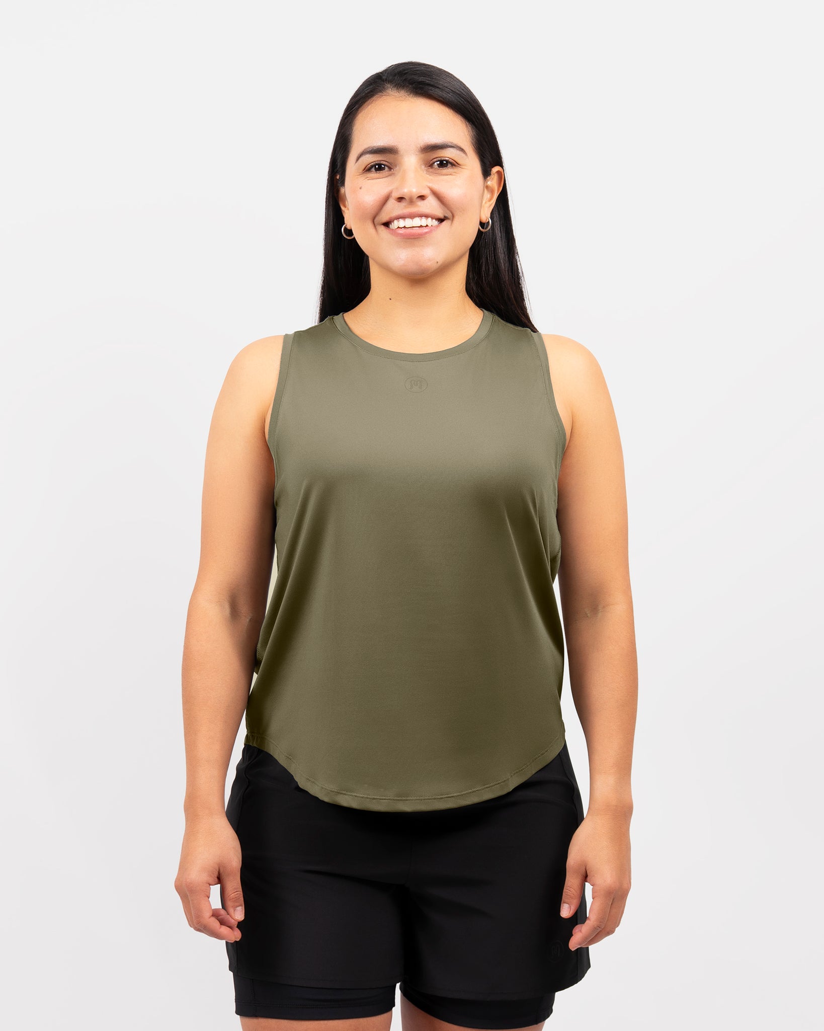 Lea Dusty Green Sports Top