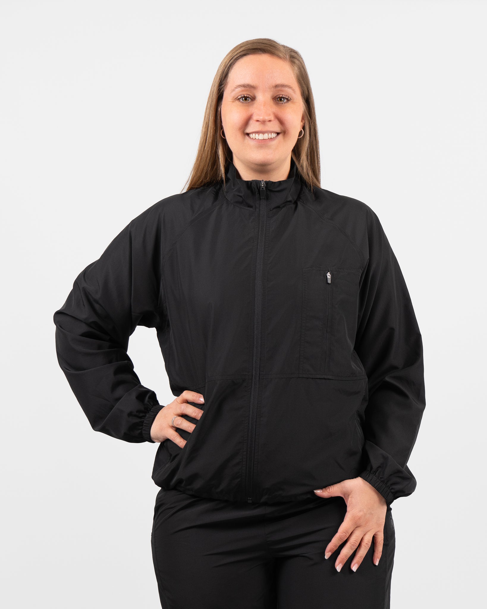 Liva Black Track Jacket