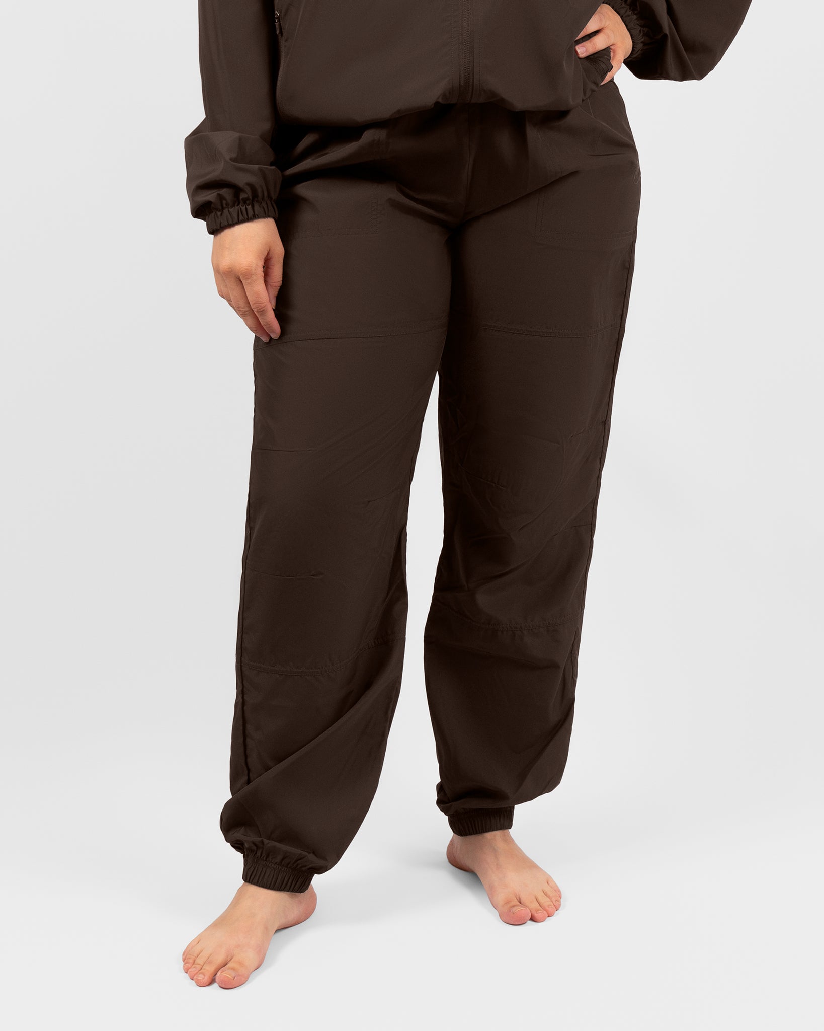 Liva Mocha Brown Track Pants