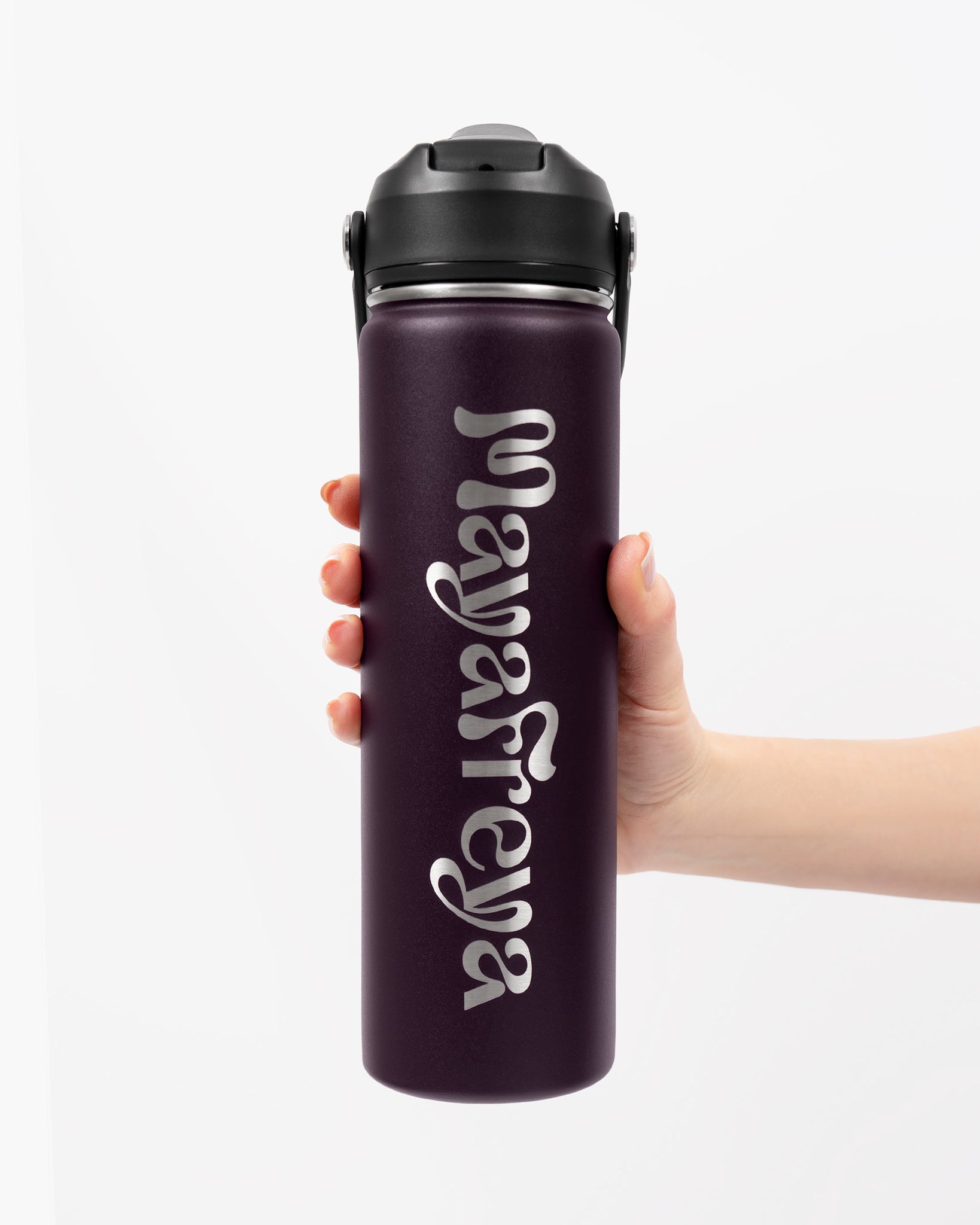 Luna Deep Plum Water Bottle 650ml