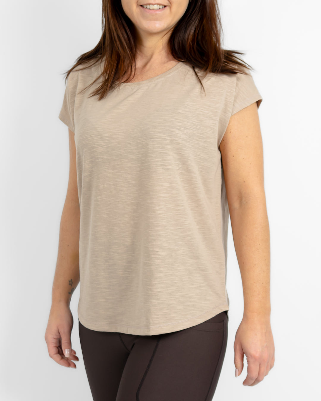 Marley Relaxed Beige T-Shirt