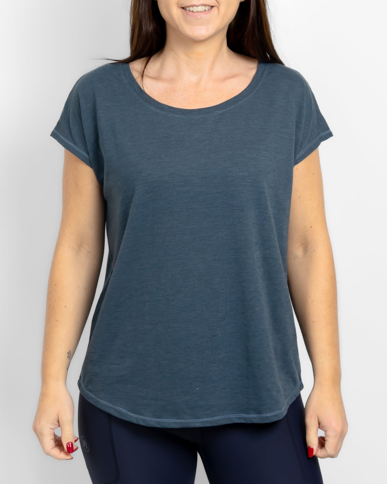 Marley Relaxed Dusty Blue T-Shirt