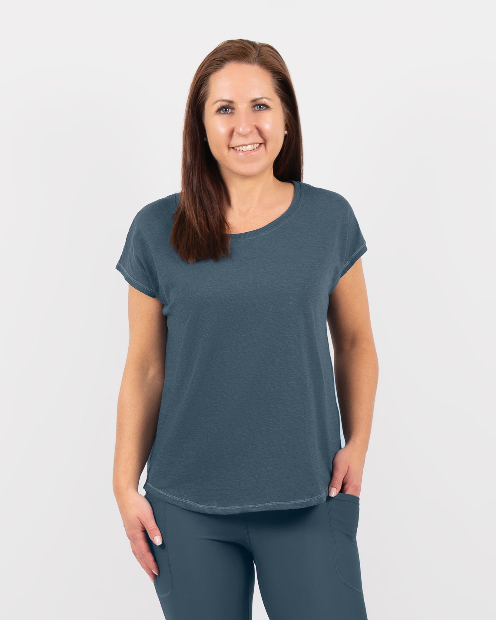 Marley Relaxed Dusty Blue T-Shirt