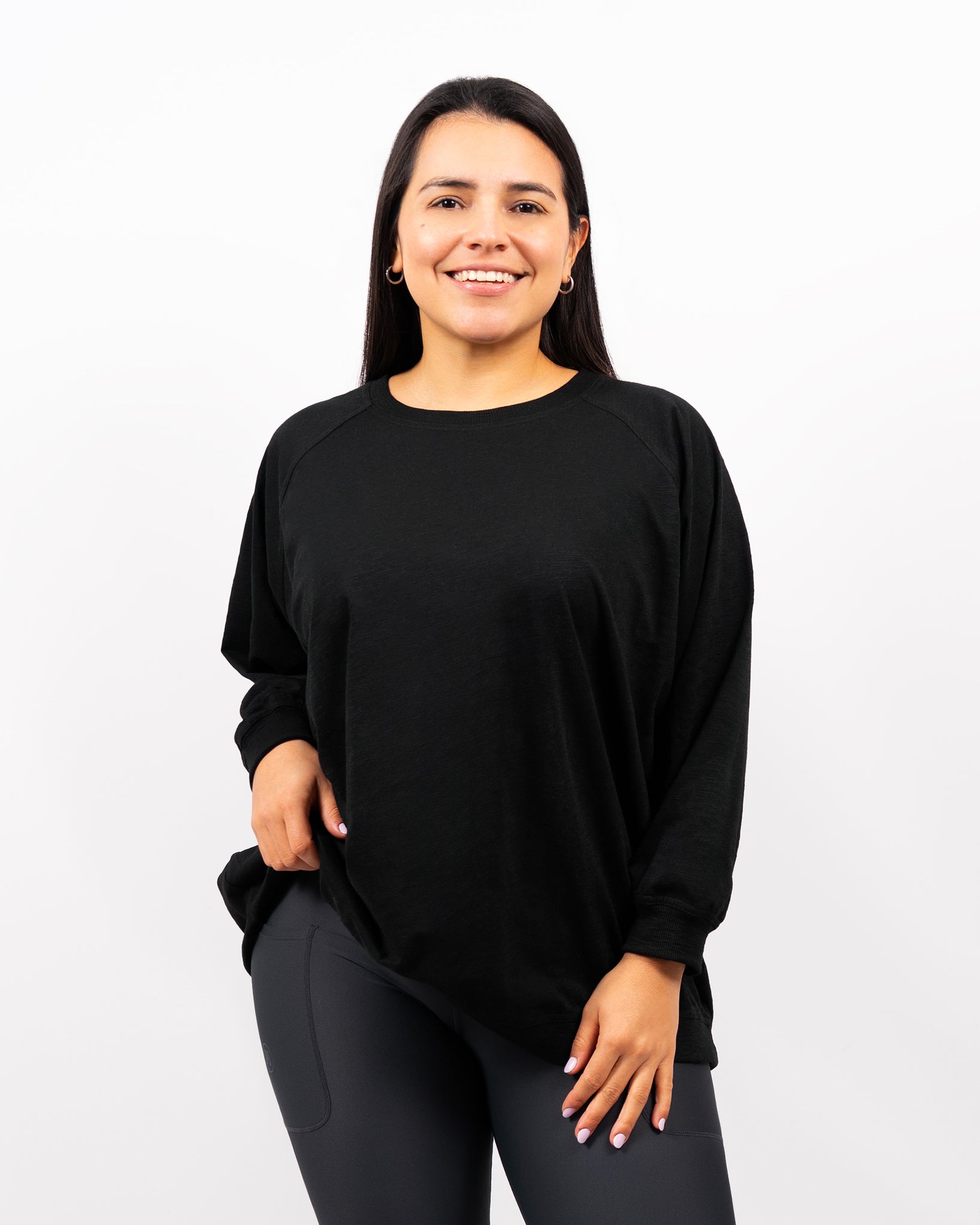 Marley Relaxed Black Shirt