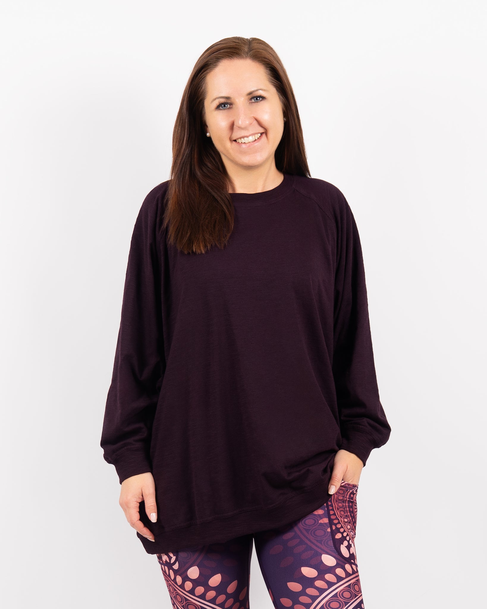 Marley Relaxed Deep Plum Shirt