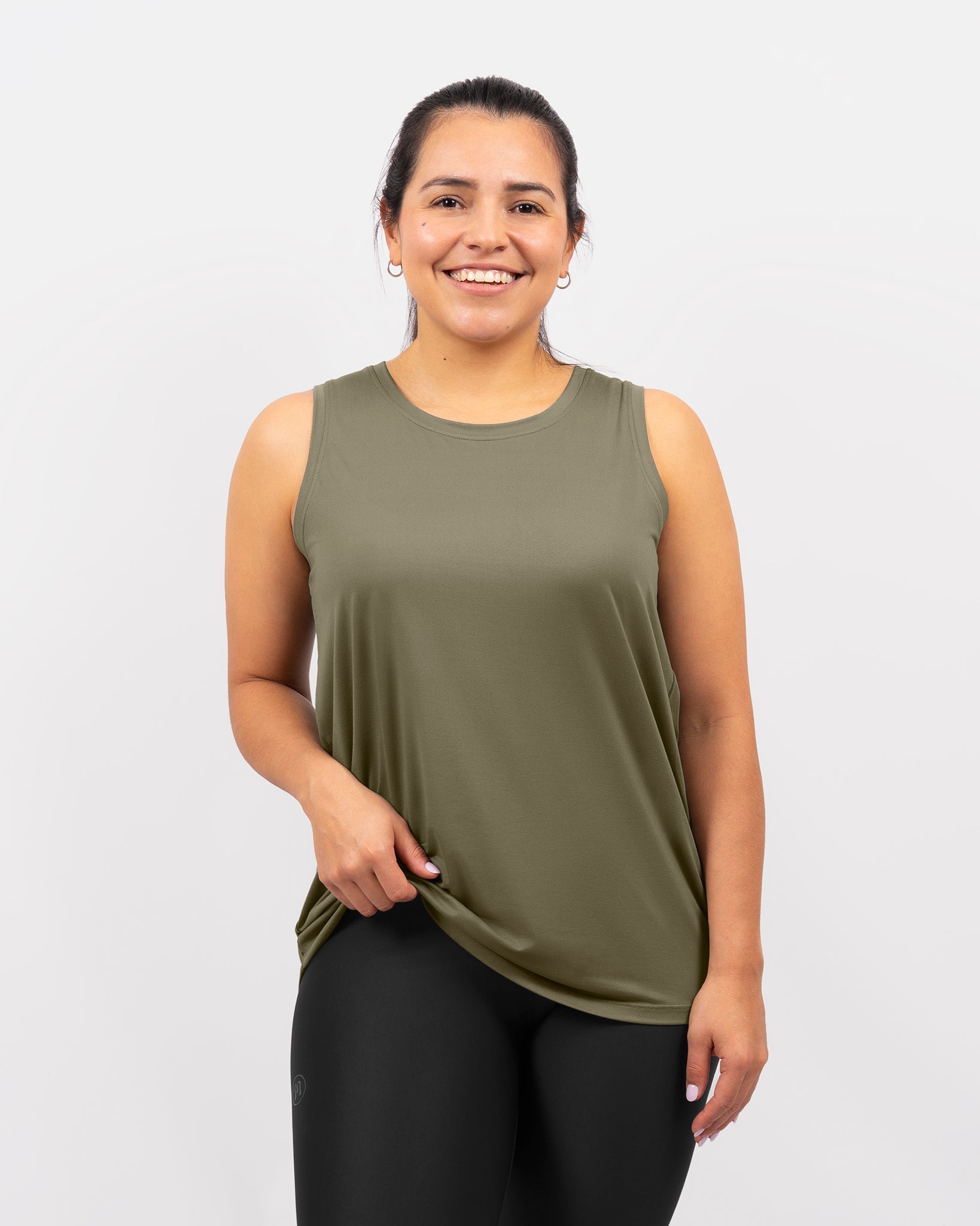 Mira Oversized Dusty Green Top