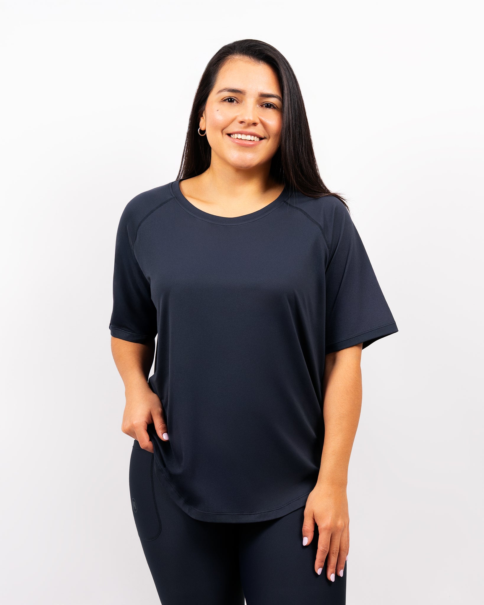 Mira Oversized Deep Blue T-Shirt