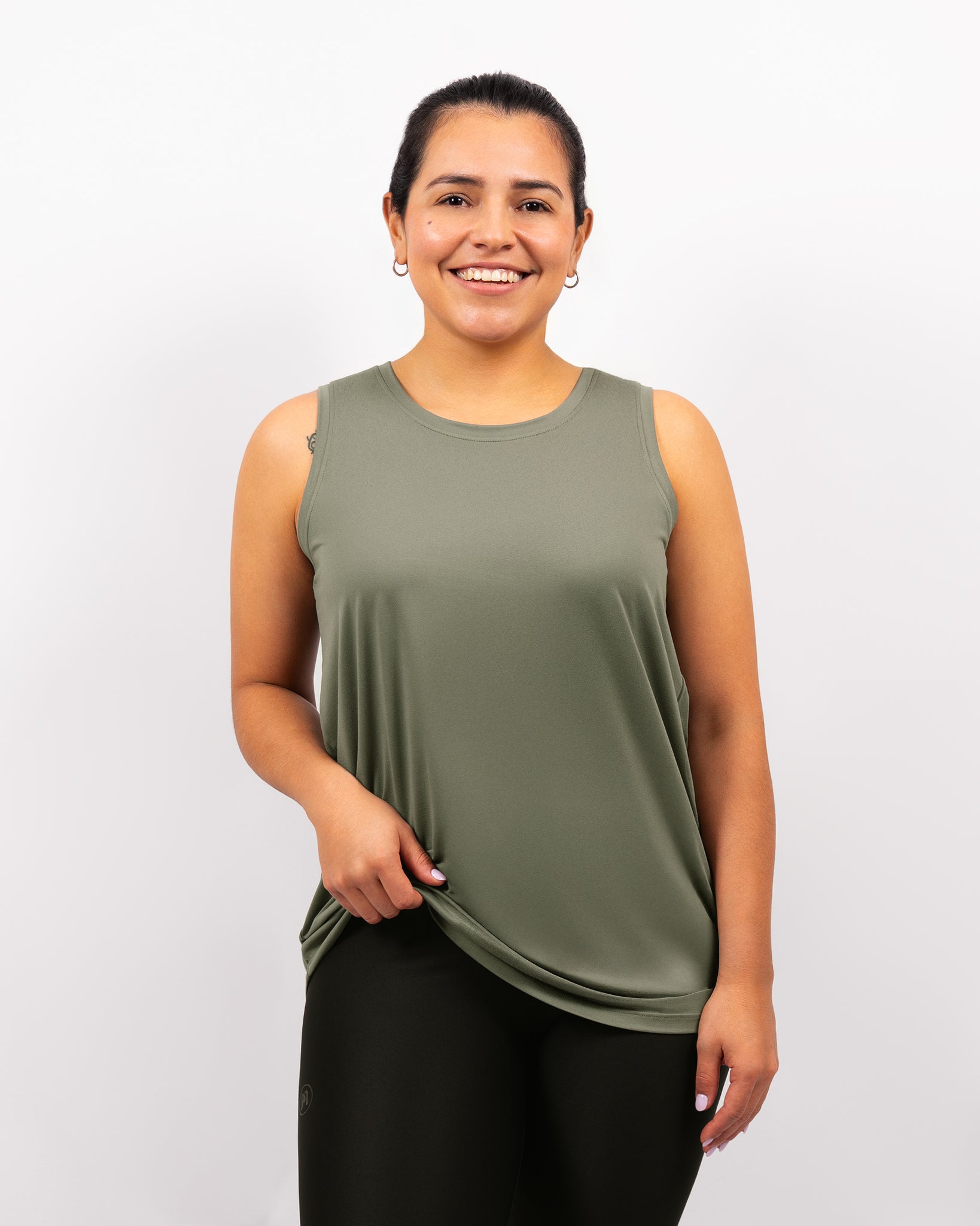 Mira Oversized Dusty Green Top