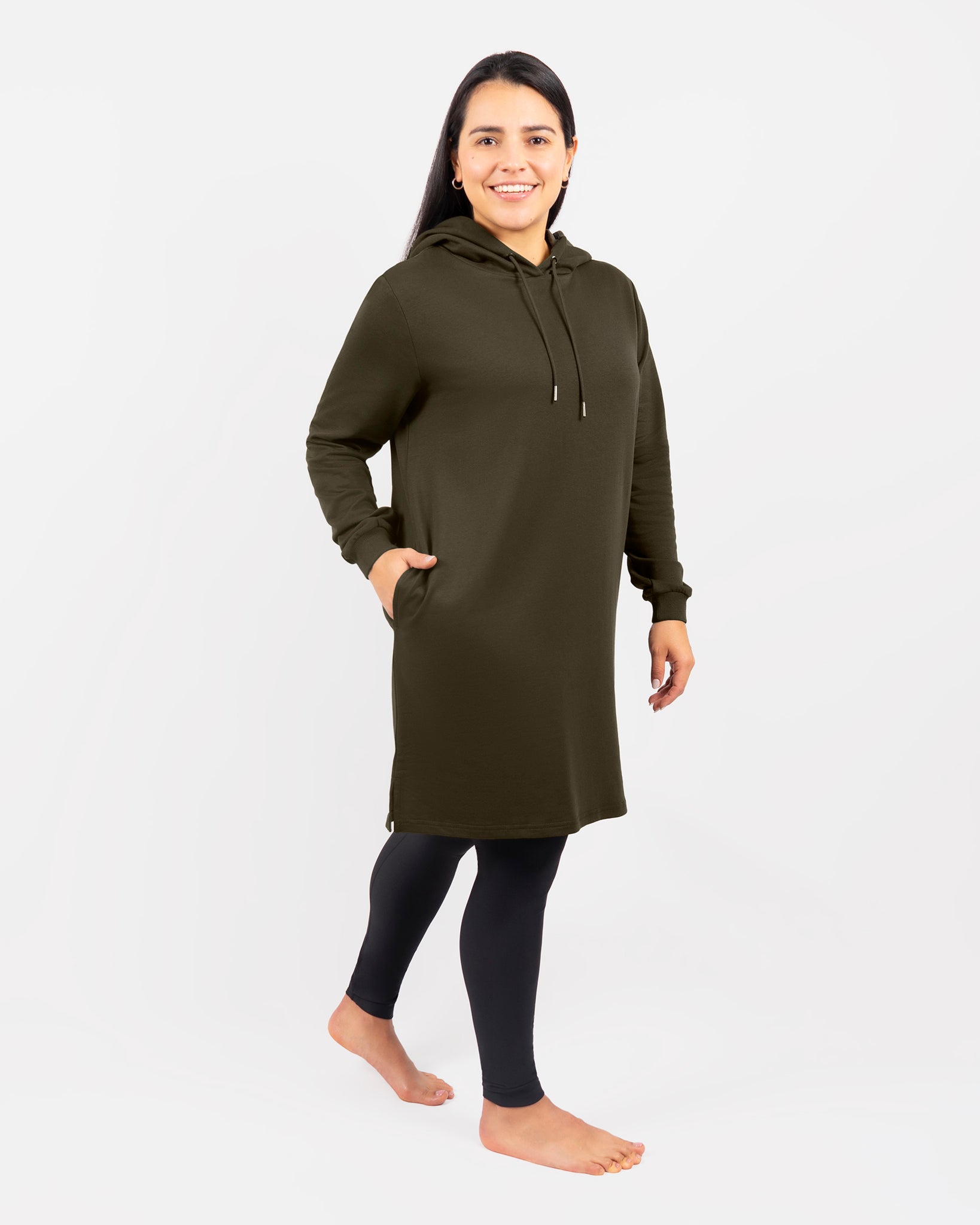 Naomi Everyday Deep Olive Tunic