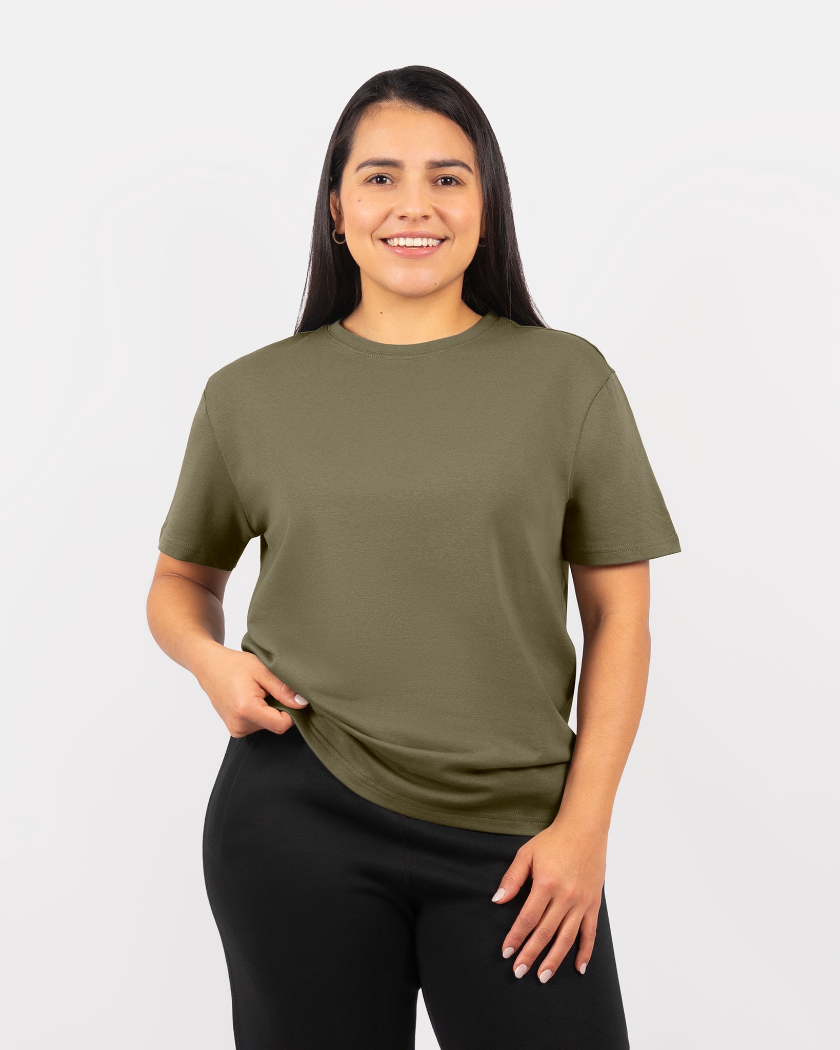 Naomi Everyday Dusty Green T-Shirt