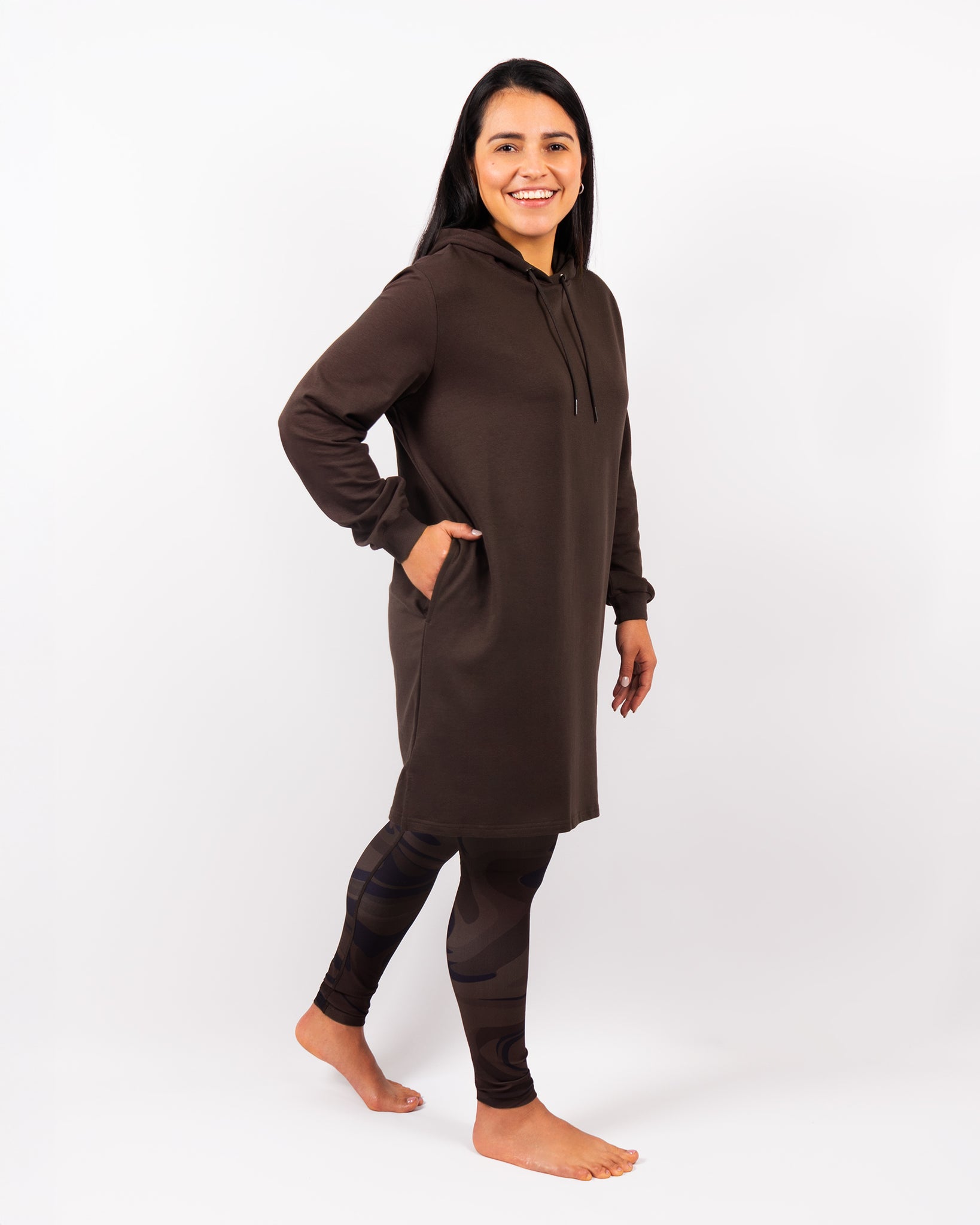 Naomi Everyday Mocha Brown Tunic - Smartgroup