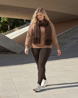 Paige Mocha Brown Scarf