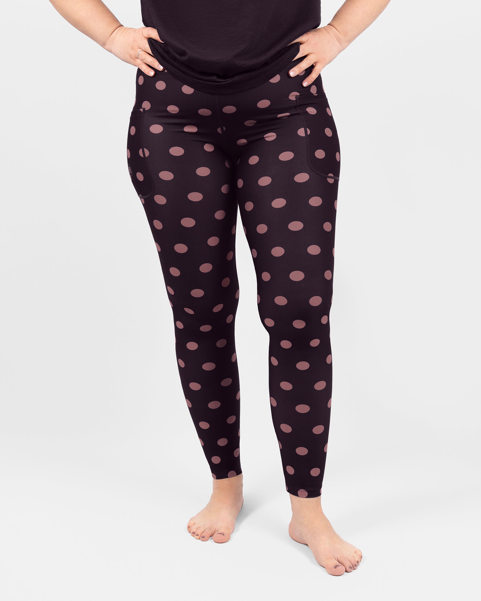 Signature Purple Dot Leggings